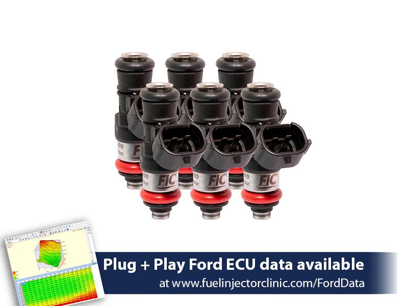 2150cc (200 lbs/hr at 43.5 PSI fuel pressure) FIC Fuel Injector Clinic Injector Set for Ford Raptor (2017-2019) Injector Sets (is409-2150h)