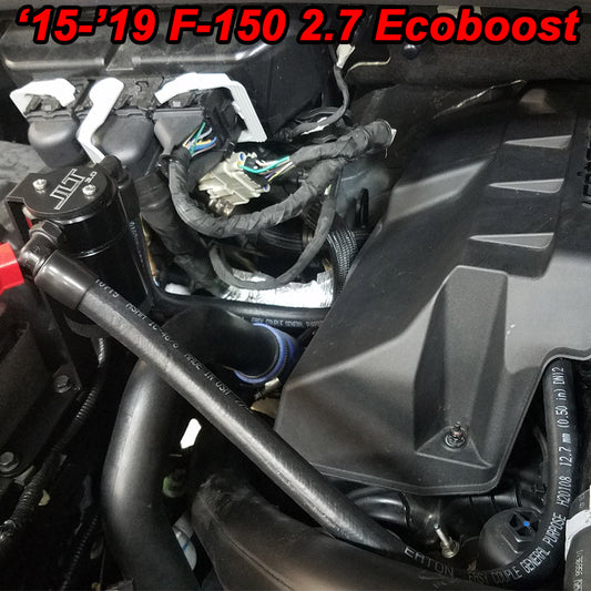 J&L Oil Separator 3.0 Passenger Side (2011-2021 F-150 - 5.0L; 5.0L with Roush/Whipple Supercharger; 2015-2021 2.7L EcoBoost; 2011-2021 F-150 3.5L EcoBoost; 2018-2021 Expedition 3.5L)
