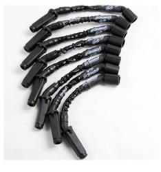 Granatelli Motor Sports GM High Performance Coil Near Plug Wire Sets - 6.0L/6.2L LS2/LS3/LSA/LS7/LS9 Cars Hi-Perf Coil-Near-Plug Conn Kit w/ BLACK High Temp Silicone Jacketing