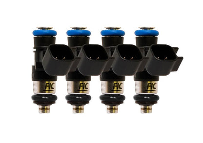 Four Cylinder 1000cc SHORT Custom Injector Set (isc-1000h-short-4)
