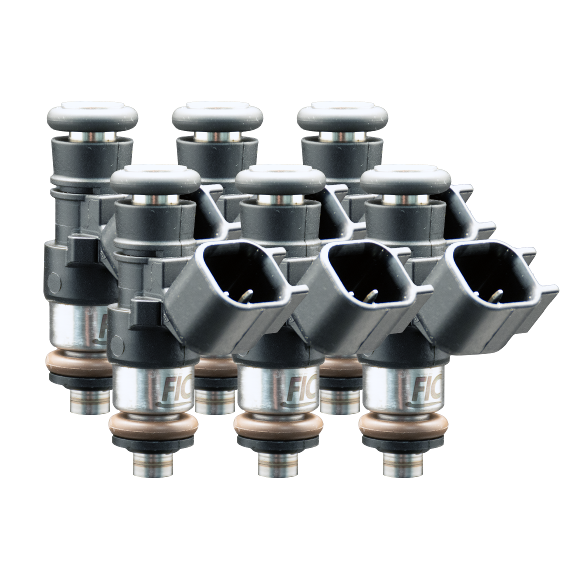 Six Cylinder 1000cc SHORT Custom Injector Set (isc-1000h-short-6)