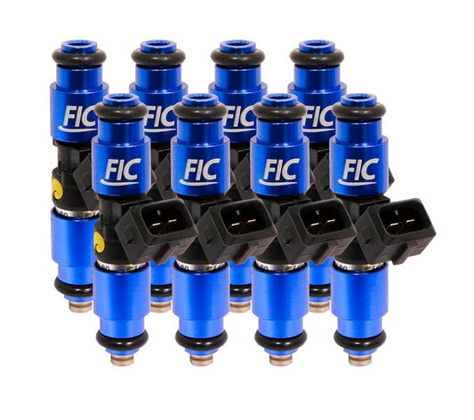 1200cc (130 lbs/hr at OE 58 PSI fuel pressure) FIC Fuel Injector Clinic Injector Set for Dodge 5.2L (2000-2001), 5.9L (2000-2003), 4.7L (2002-2007), 6.4L (2014 - present) (High-Z)(IS155-1200H)