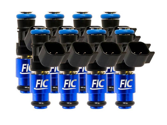 1200cc-D (130 lbs/hr at OE 58 PSI fuel pressure) FIC Fuel  Injector Clinic Injector Set for 4.8/5.3/6.0 Truck Motors ('07-'13) (High-Z) (is305-1200h-d)