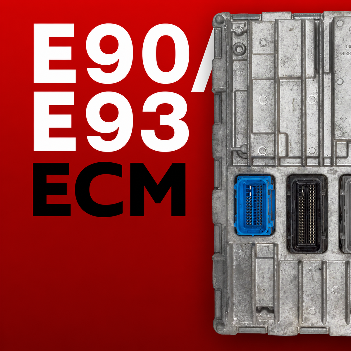 PowerLabs GM E90/E93 ECM unlock service on a red background
